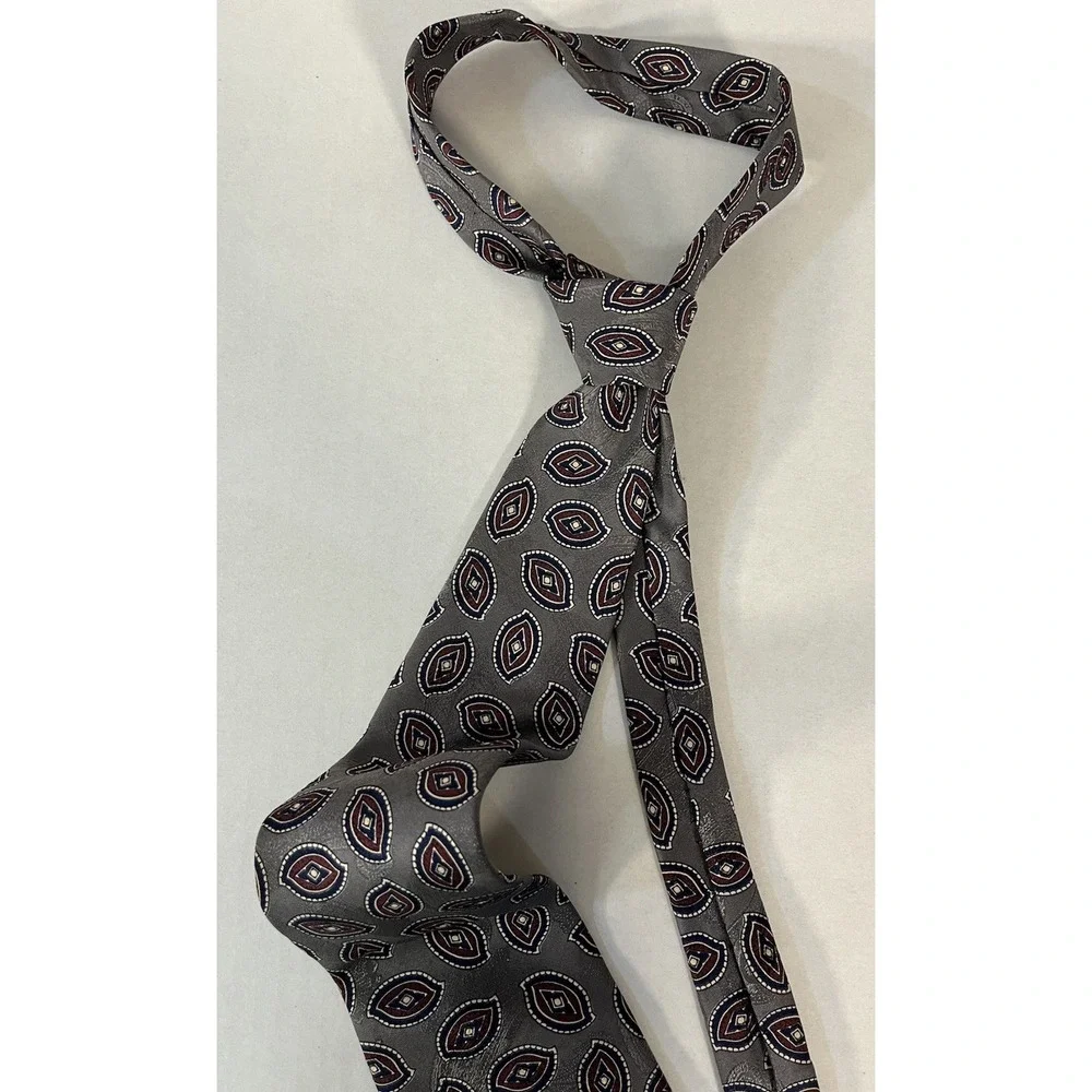 Aquascutum Vintage Luxury 100% Silk Tie, Hand Made In‎ London.